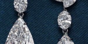 Pear Oval Shape Diamond Engagement Wedding Women Girls Gift Type Diamond Earrings