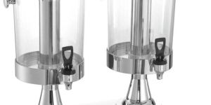 Stainless Steel Double Juice Dispenser