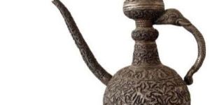 Brass And Silver Plated Surahi