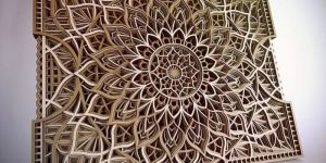 MULTILAYER MANDALA WALL ART