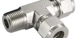 Stainless Steel Ferrule Male Union Tee