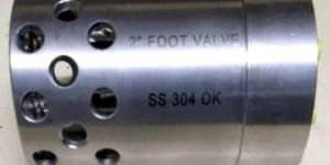Stainless Steel Threaded Foot Valve