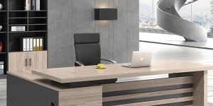 Wooden MD Table with Side Board