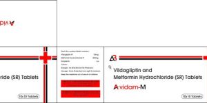 Vildagliptin /50 mg + Metformin SR500 mg Tablet