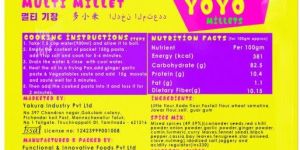 Yoyo Multi Millet Pasta 165gm