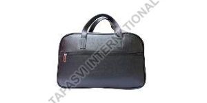 Rexine Shiny Black Travel Bag