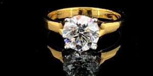 Round Cut Lab Grown Diamond Solitaire Engagement Ring