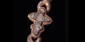 VVS1 Diamond Cross Necklace Chain