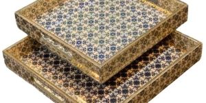 Wooden Square Serving Tray