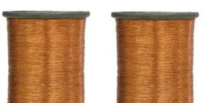 Copper Color Zari Thread Roll