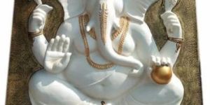 Fiber Ganesh Ji Wall Mural