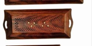 Wooden Coffee Tray Set