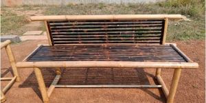 Rectangular Bamboo Bench