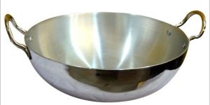Aluminium Mirror Polish Kadhai