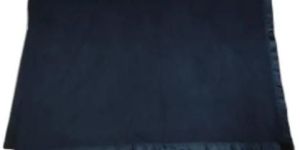 Navy Blue Woolen Blanket