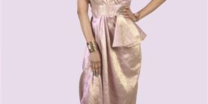 rosy radiance one-shoulder elegance rental service