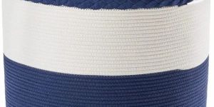 Natural Cotton and Jute Basket