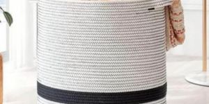 Natural Jute Braided Basket