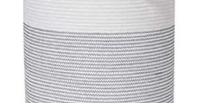 Plain Cotton Laundry Basket