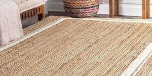 Rectangular Jute Floor Mat