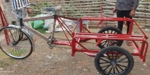 Red Color Coated Ice Cream Tricycle