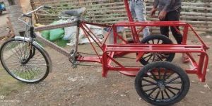 Red Mild Steel Ice Cream Tricycle