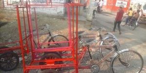300 Kg Mild Steel Ice Cream Tricycle