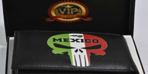 Mens Mexico Goat Nappa Leather Wallet