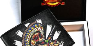 Mens Muerte Goat Nappa Leather Wallet