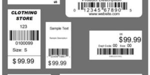 Retail Barcode Label