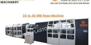 Rope Making Machine 16 To 40 MM PLC- Electronics Model
