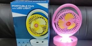 USB Portable Fan with Light