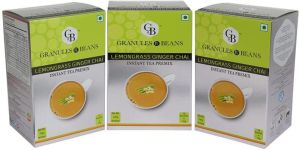 Pack of 3 Granules N Beans Lemongrass Ginger Chai Instant Tea Premix