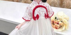 White Girls Casual Wear Frock