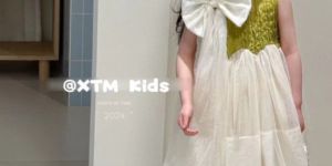 Jelly Jones Green Net Girls Casual Wear Frock