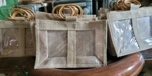 Jute Windows Gift Bag