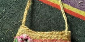 Raw Jute Sling Bag