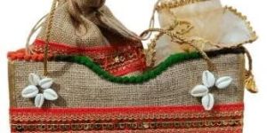 Stylish Jute Gift Hamper Basket