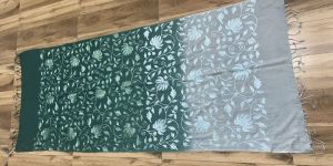 Pure Cotton Embroidered Stole