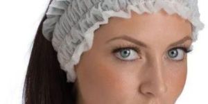 White Non Woven Disposable Head Band
