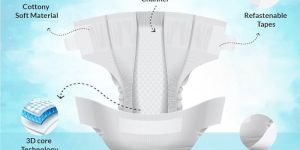 Open Side Tape Adult Diaper