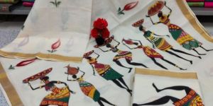 Mural Paintings Sarees