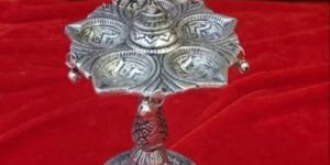German Silver Diya Stand