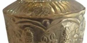 Golden Brass Astha Laxmi Lota