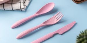 WHEAT STRAW CUTLERY SET