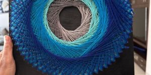 Circle inside Circle String Art