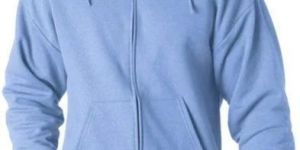 Mens Plain Zipper Hoodie