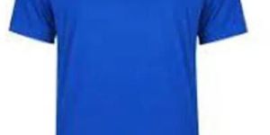 Mens Royal Blue Round Neck T-Shirt