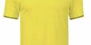 Yellow Unisex Cotton Polo T-Shirt
