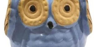 Owl Shaped Ceramic Planter